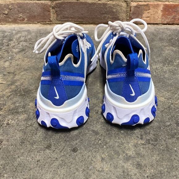 Nike Royal Blue Kentucky Wildcats React Element 55 Sneakers Size 6.5 - Picture 5 of 12